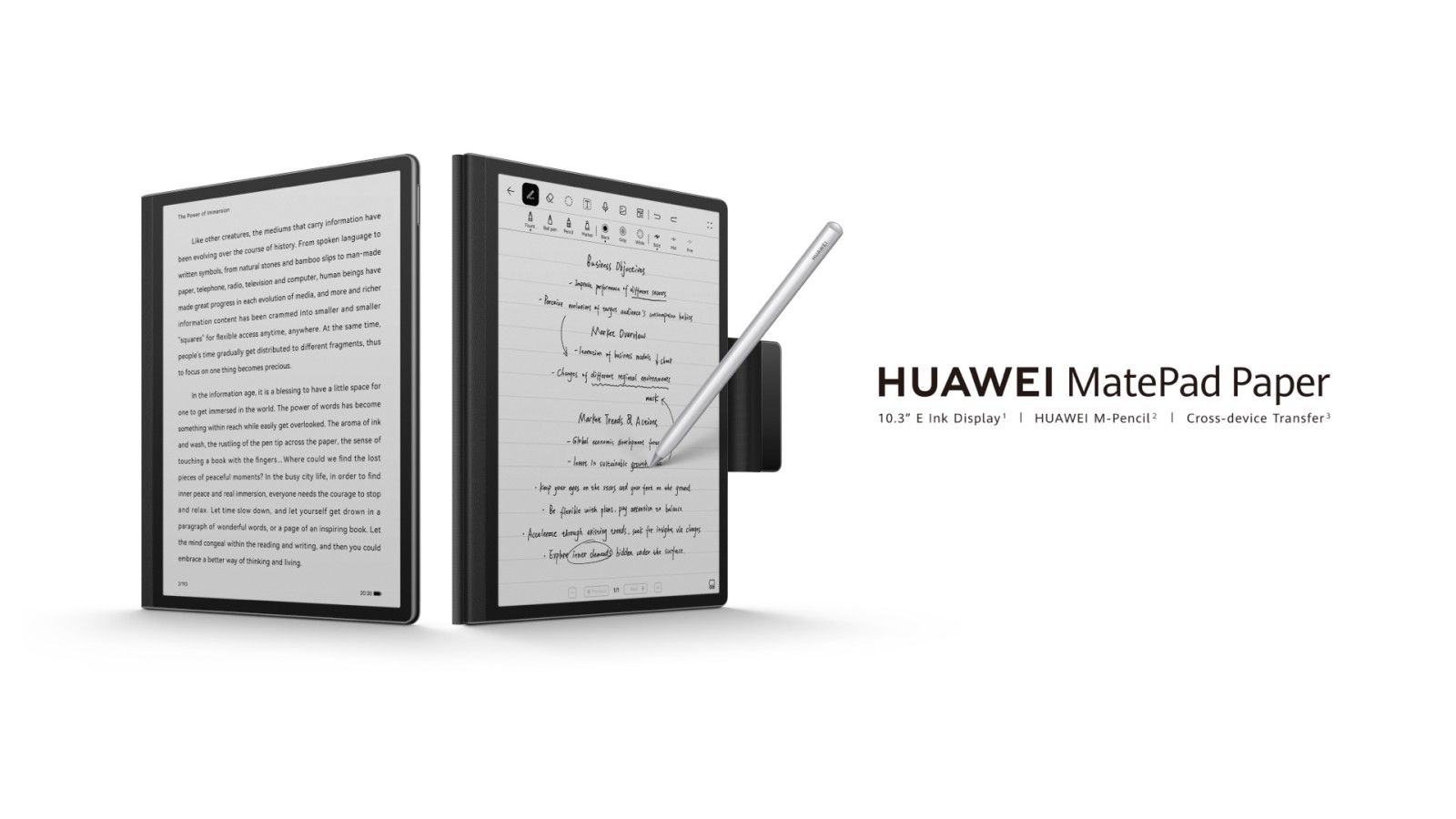 電子書籍リーダー本体 HUAWEI MatePad Paper M-Pencil Amazon.co.jp: HUAWEI MatePad Paper 10.3インチ A5サイズ E Ink
